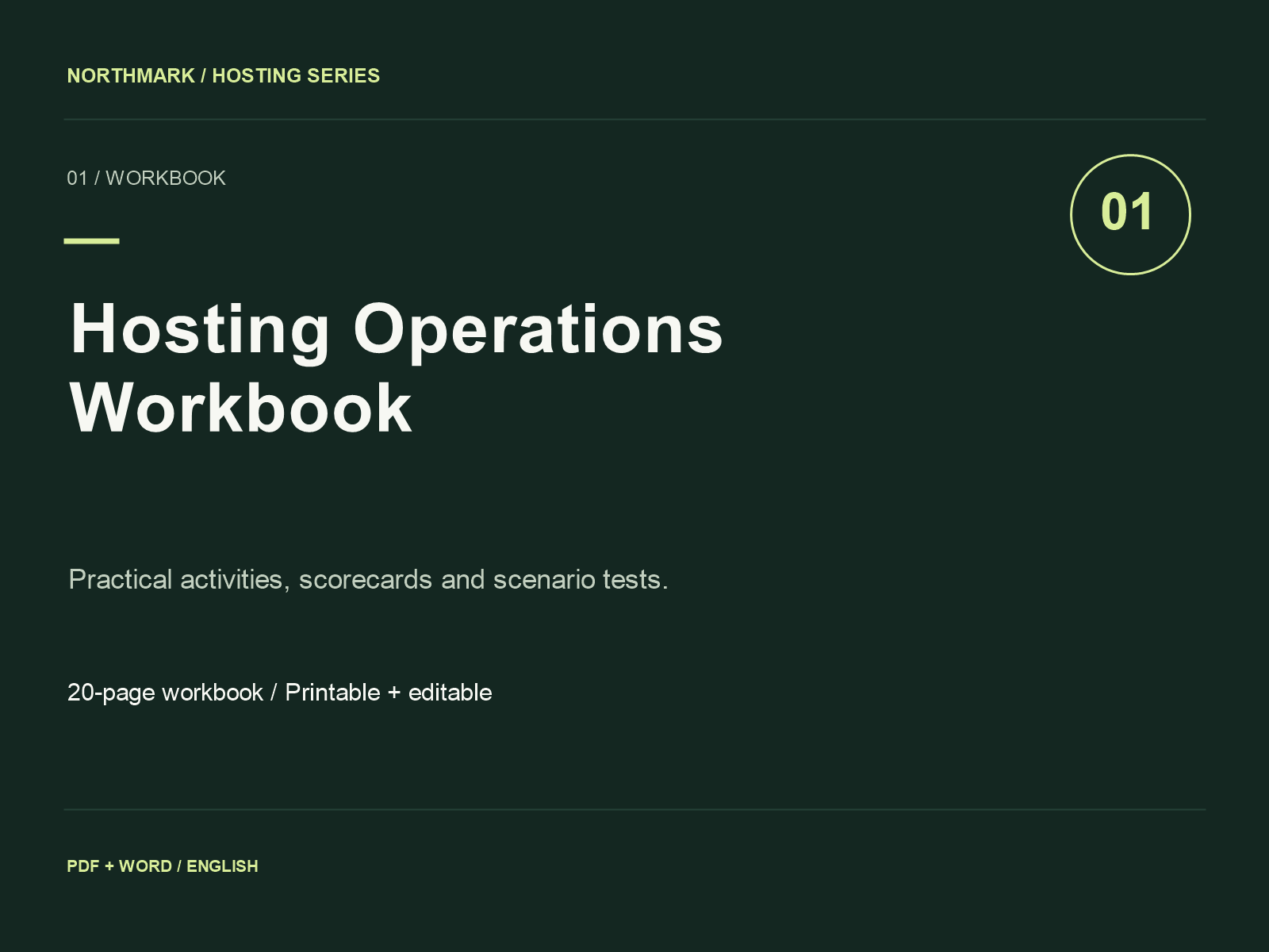 Hosting Operations Workbook cover