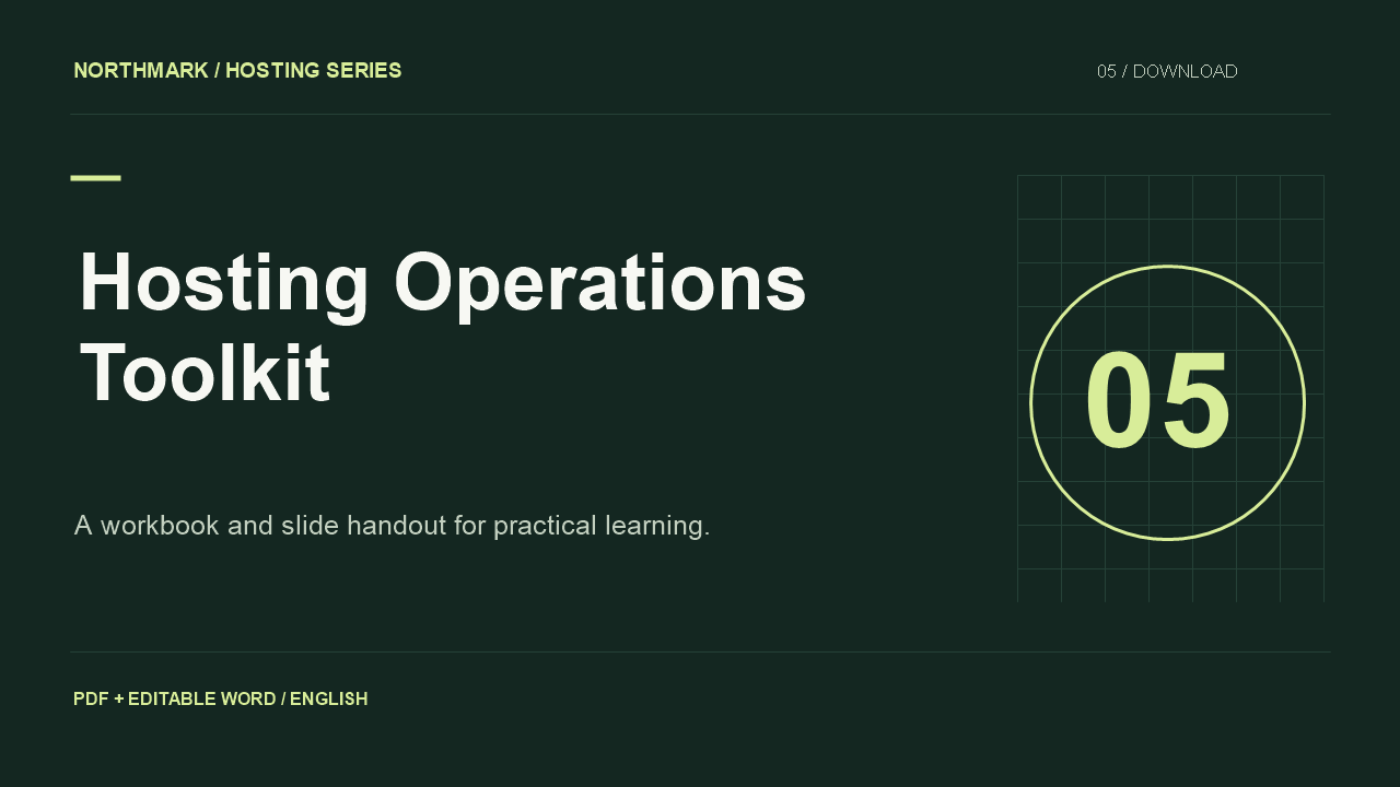Hosting Operations Toolkit cover
